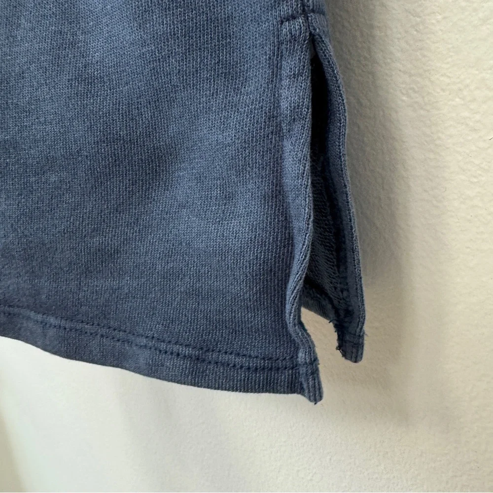 Zara Girls Sweatshirt Material Midi Skirt for Monochrome Look Blue Size 13-14